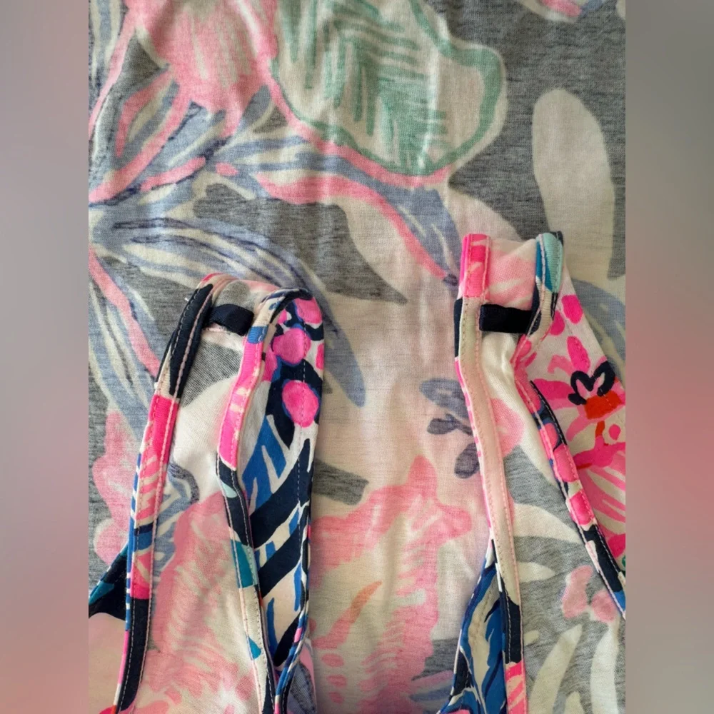 Lilly Pulitzer Skyelar Tank Dress SZ S High Tide Navy Sugar Mambo